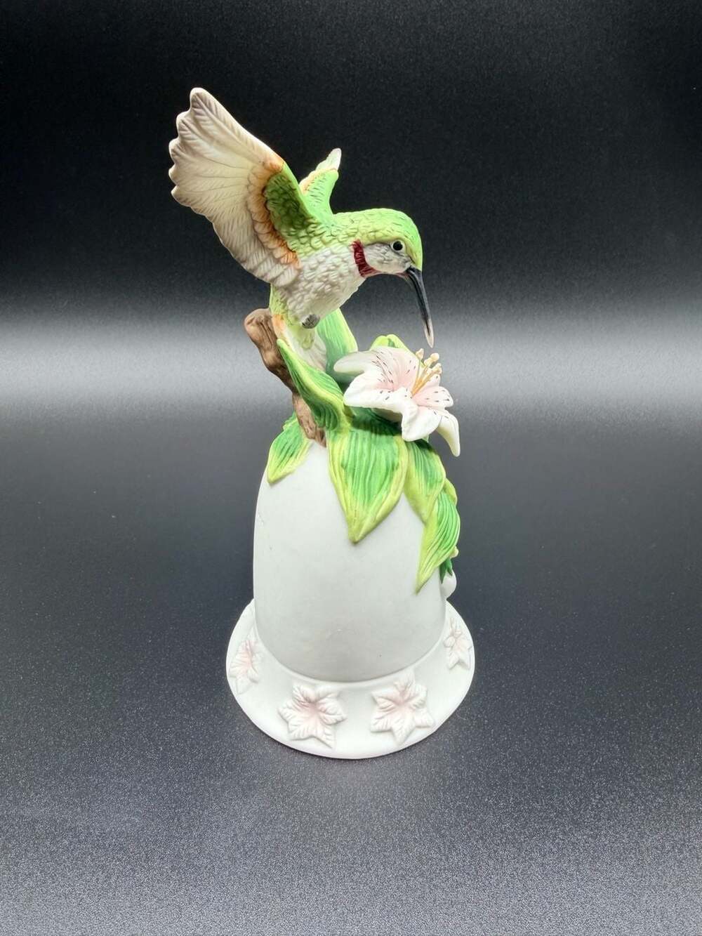 Vtg. Seymour Mann ConnoisseurCollection Bernini Hummingbird PorcelainBell Figure